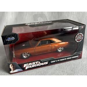 Fast & Furious Dom's Plymouth Road Runner Diecast Jada New Muscle Car